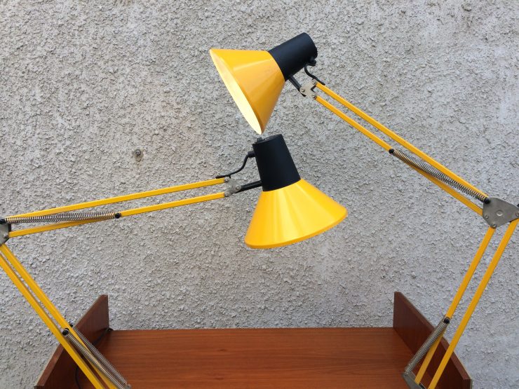 yellow anglepoise
