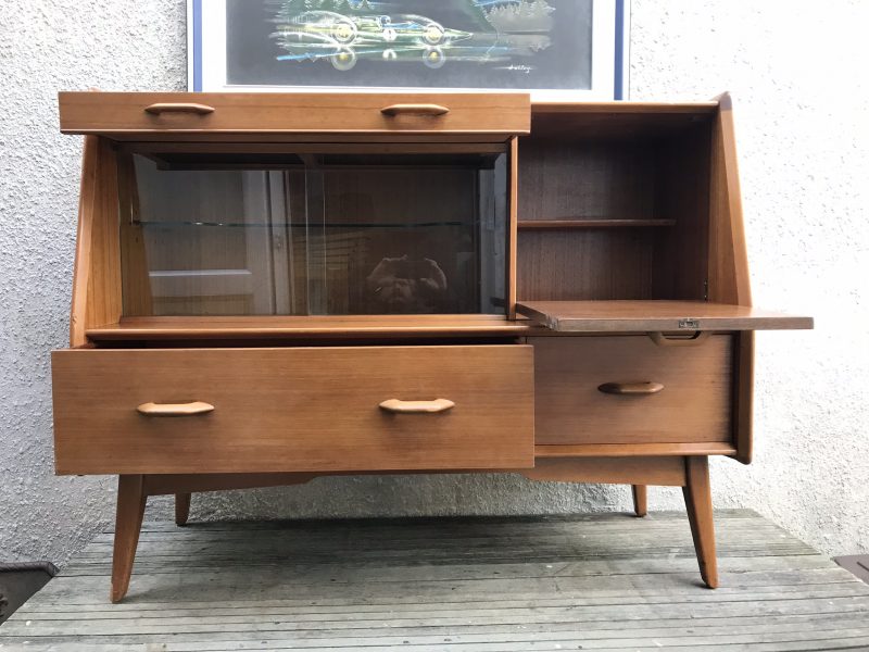 Vintage Mid Century G Plan Brandon Sideboard Display Cocktail