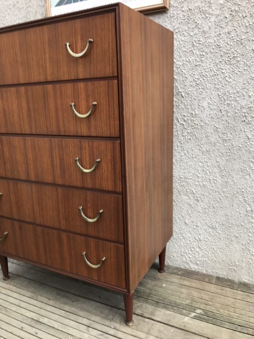 Another Mid Century Teak Tall Boy Chest of Drawers by Meredew 