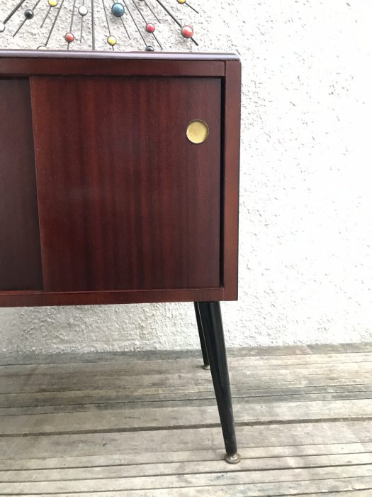 Vintage Retro Mid Century Record Vinyl Cabinet Cupboard Atomic Dansette Legs