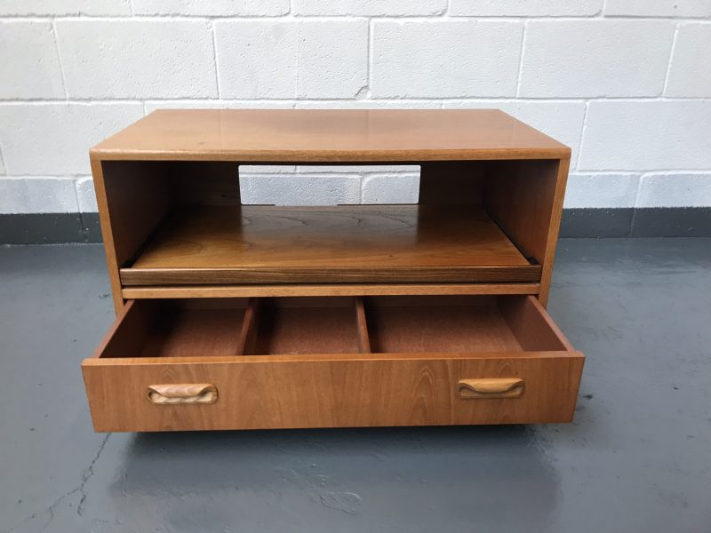 Retro G Plan TV Media Hifi Unit Side Coffee Teak