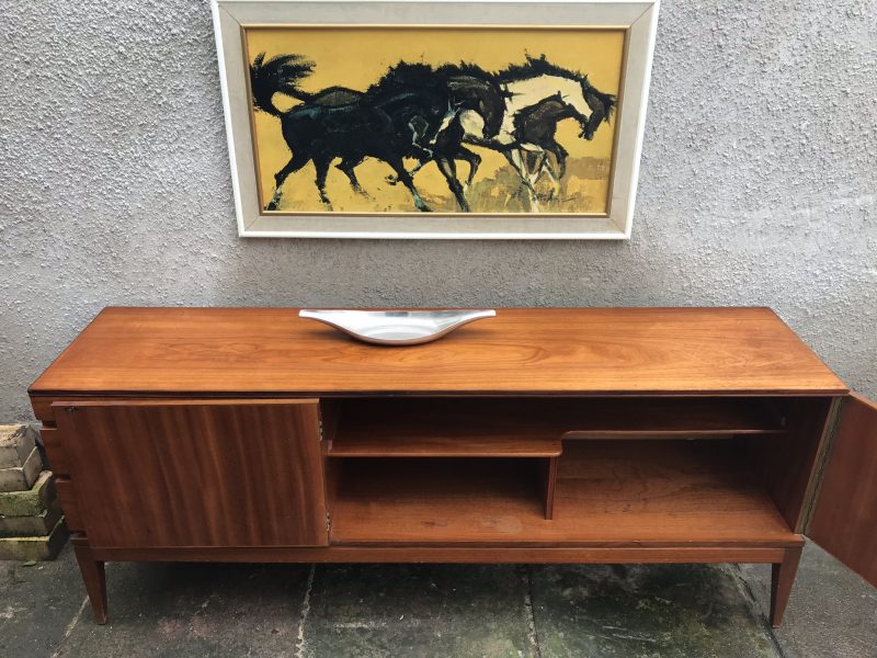 Sleek Mid Century Vintage Teak Sideboard