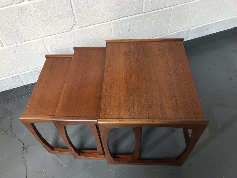 Retro 1970's Classic G Plan Quadrille Teak Nest Of Tables 