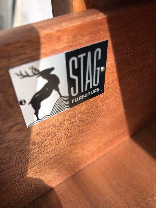 Vintage Mid Century Teak Chest of Drawers by Stag