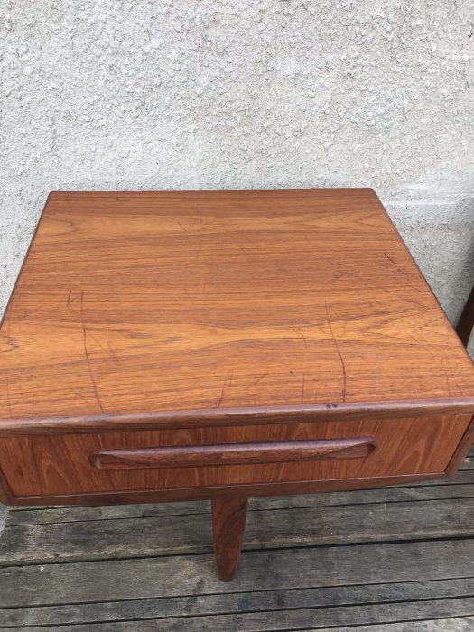 Pair of Retro G Plan Fresco Floating Bedside Tables 