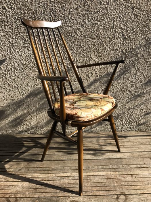 Vintage Retro Single ERCOL Windsor Goldsmith Kitchen Armchair Chair