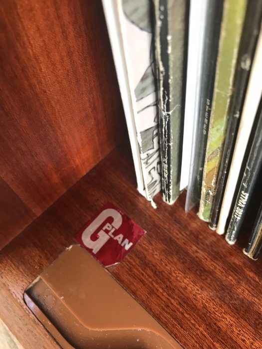 Vintage Mid Century Retro G PLAN Form Five Range Wall Unit Vinyl Storage