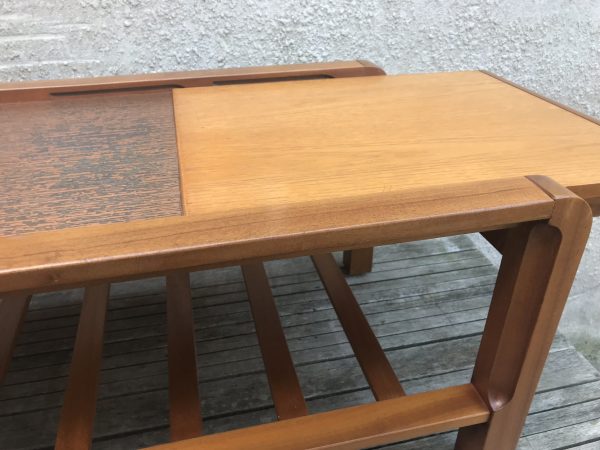 Vintage 1970s Teak REMPLOY Extendable Coffee Table