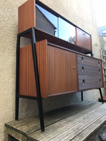 Mid Century NATHAN Teak Highboard / Sideboard / Drinks Cabinet