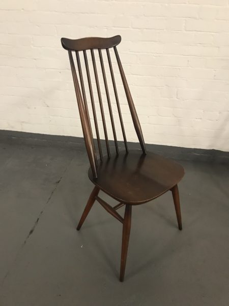Set of Four Vintage 1960s ERCOL Windsor Goldsmith Dining Chairs Blue Label  – Pavement Vintage