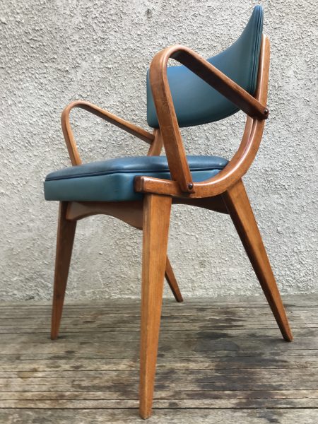 Mid Century Vintage 6 x Stoe Ben Chair Dining Chairs / Armchairs 