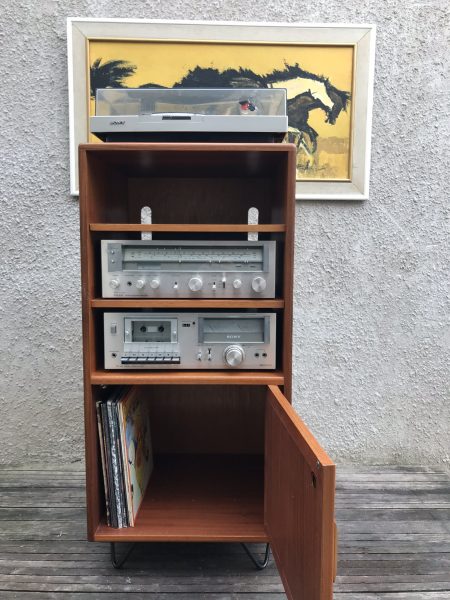 1980s Retro G PLAN Fresco Teak Hi Fi Media Cabinet