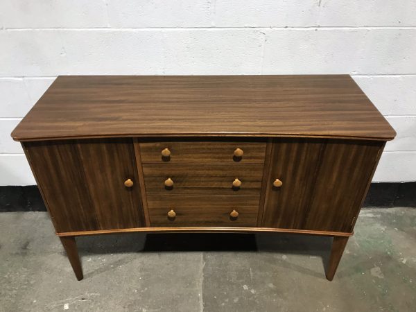 Vintage Mid Century Sideboard / Credenza / Cabinet 1960s Morris of Glasgow
