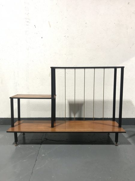Mid Century Shelving Unit Room Divider Bookcase 