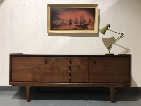 Vintage Mid Century Teak Sideboard / Credenza by VANSON for Heals