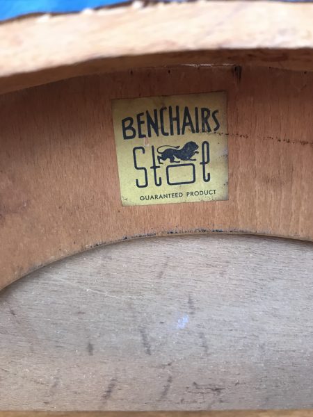 Pair Of Mid Century Vintage Stoe Ben Chairs Dining Chairs 