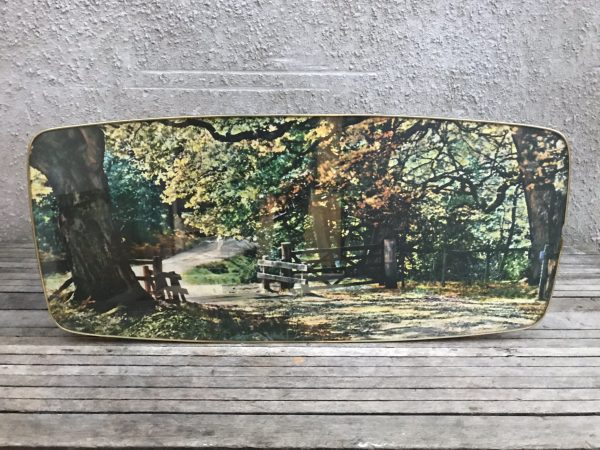 Striking Vintage Retro 1950s / 60s / 70s Kitsch Picture Coffee Table Dansette Legs