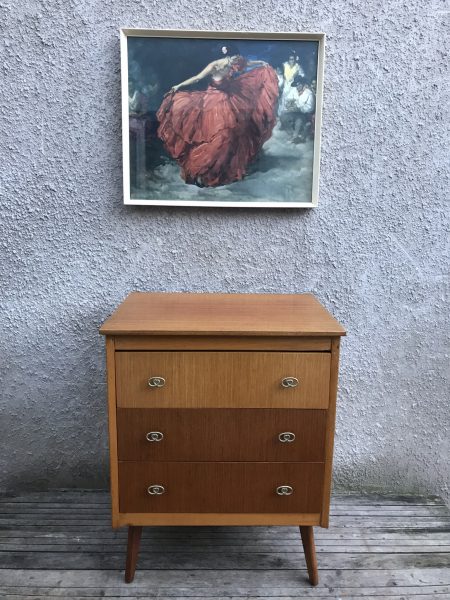 Vintage Mid Century Limelight Chest of Drawers