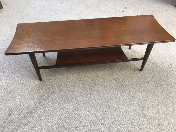 1960s Mid Century Richard Hornby Danish Style Two-Tier Coffee Table