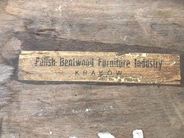 4 x Antique Bentwood Chairs Krakow, Poland Style of Thonet Early 20th Century