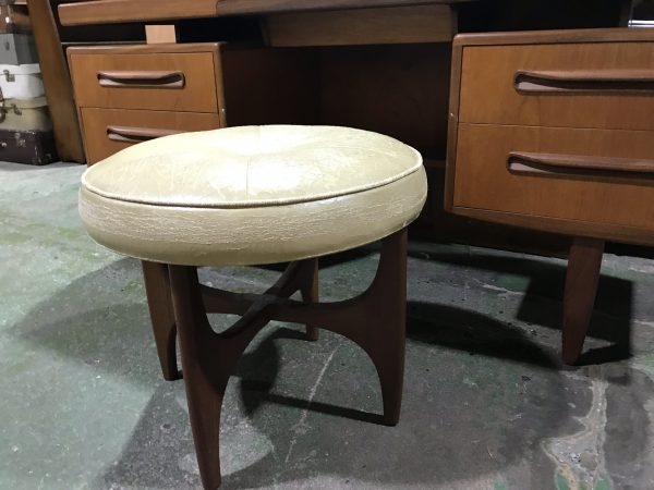 Mid Century G PLAN FRESCO Floating Top Desk / Dressing Table with Mirror & Matching Stool