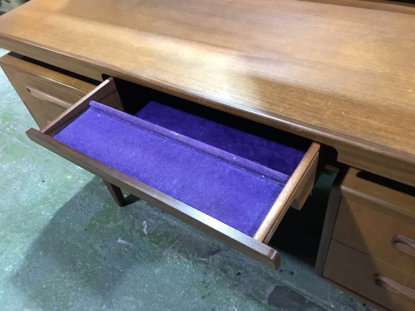 Mid Century G PLAN FRESCO Floating Top Desk / Dressing Table with Mirror & Matching Stool