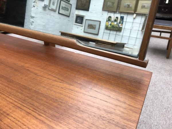 Vintage 1960s Teak Danish Style Dressing Table / Desk / Small Sideboard