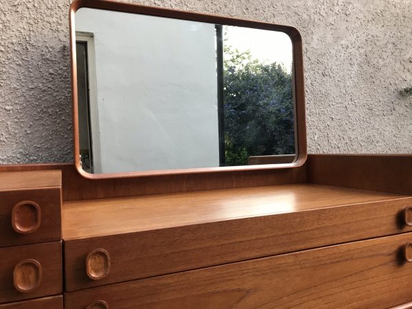 Vintage Mid Century Meredew Dressing Table / Desk / Sideboard