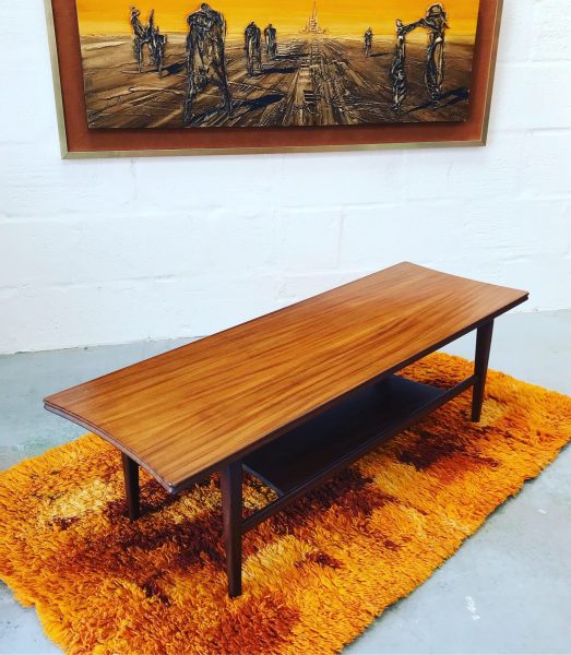Classic Mid Century Richard Hornby Two-Tier Coffee Table