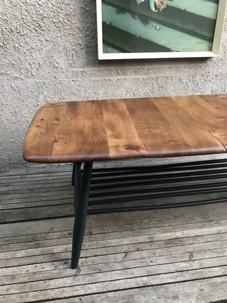 Mid Century ERCOL Occasional Coffee Table with Magazine Rack