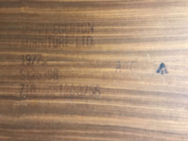 Vintage Retro 1970s MANN EGERTON Military Bookcase Bureau Drinks Cabinet 