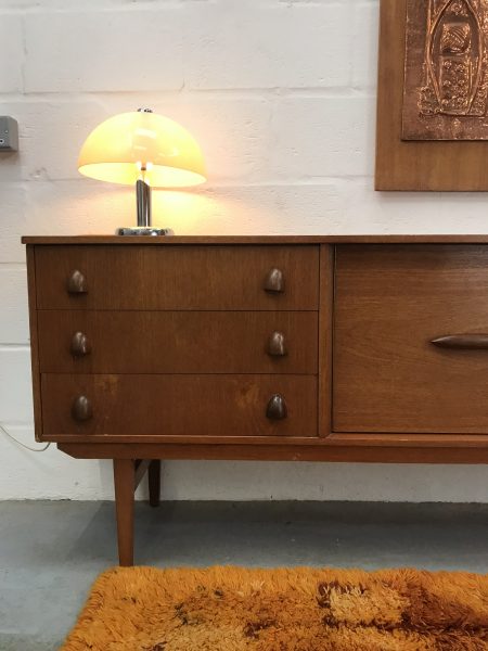 Retro Vintage 1960s / 1970s Sideboard / Cabinet / Media Cabinet
