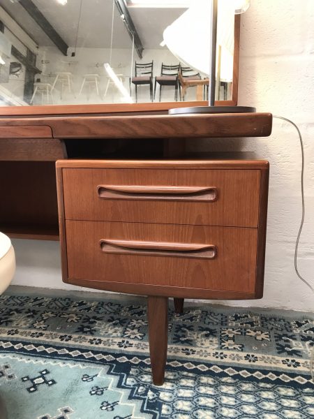 Classic G PLAN FRESCO Floating Top Desk / Dressing Table with Mirror