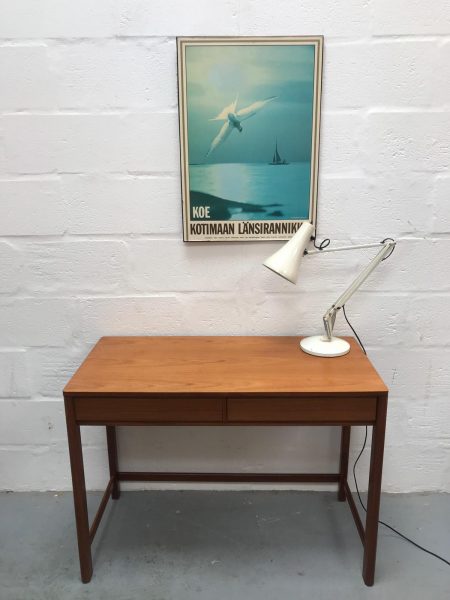 Mid Century Teak Console / Hallway Table / Desk