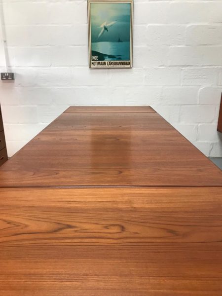 Vintage Late 1960s / 1970s G PLAN Teak Draw-leaf Extending Dining Table