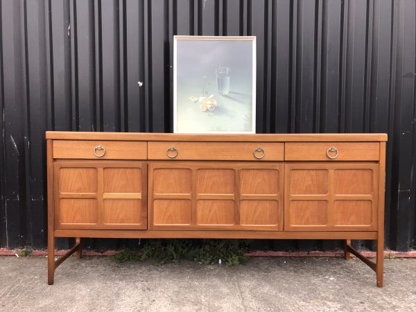 1960s / 1970s NATHAN Teak Sideboard Mid Century 'Squares' 