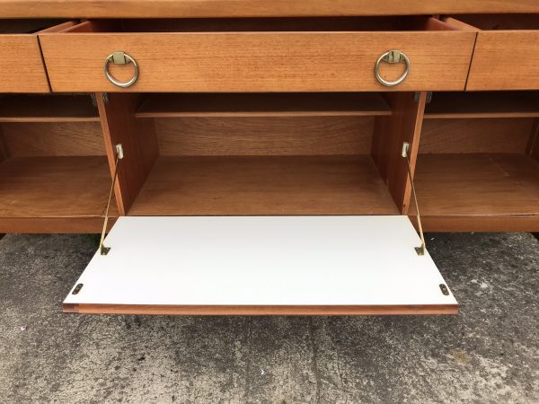 1960s / 1970s NATHAN Teak Sideboard Mid Century 'Squares' 