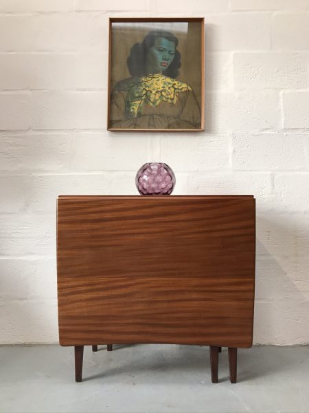 Vintage Mid Century Richard Hornby for Heal's Teak Drop Leaf Dining Table