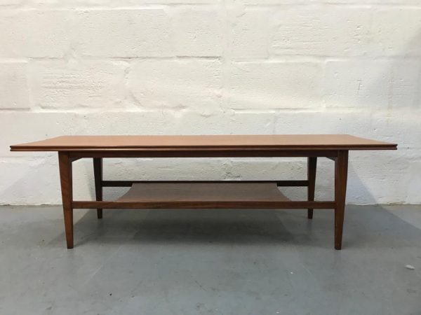 Richard Hornby Two-Tier Coffee Table Mid Century Vintage 