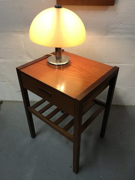 Vintage Danish Style Mid Century Side Table / Telephone Table 