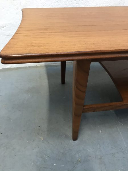 Richard Hornby Two-Tier Coffee Table Mid Century Vintage 