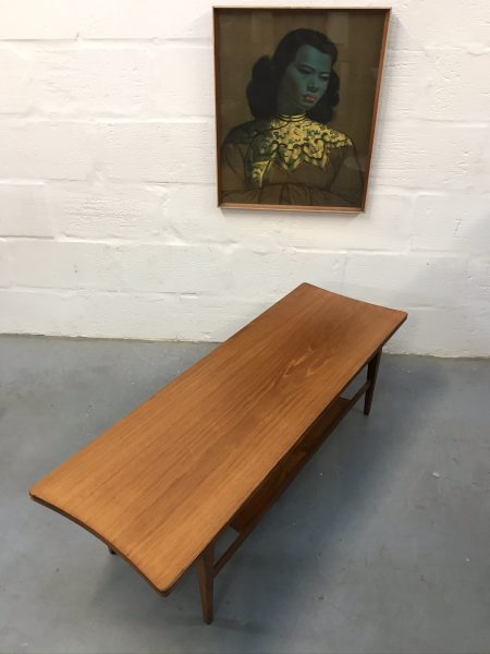 Richard Hornby Two-Tier Coffee Table Mid Century Vintage 