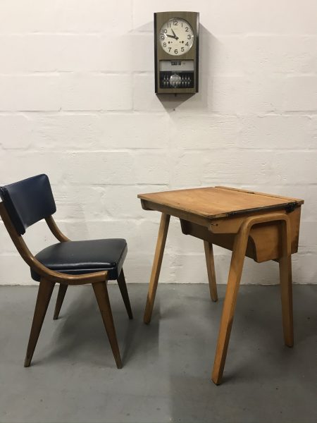 Vintage Mid Century School / College Desk 