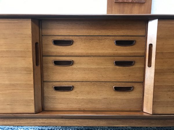 Mid Century Vintage Alfred Cox 'Harrow' Walnut Sideboard