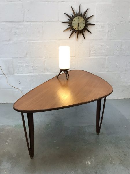 Mid Century Danish Teak Tripod Coffe / Side Table by BC Møbler 1950s