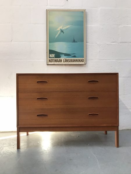 Mid Century Nils Jonsson for Troeds Chest of Drawers Vintage