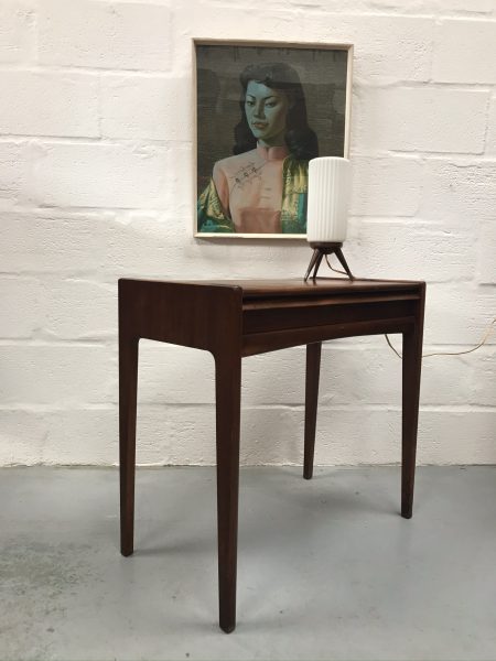 Vintage Retro Teak Mid Century Desk / Console Table John Herbert for A.Younger 