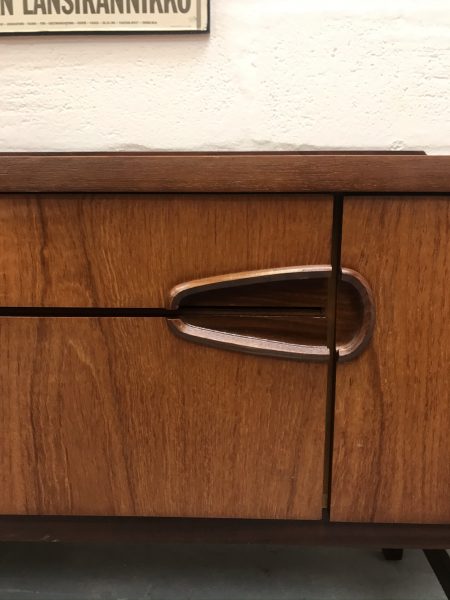 Mid Century Teak Low Sideboard by Remploy