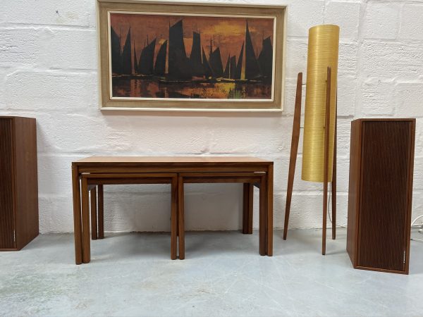Retro 1960s / 1970s Teak Nest of Tables 'Danish Style'