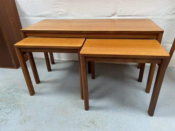 Retro 1960s / 1970s Teak Nest of Tables 'Danish Style'